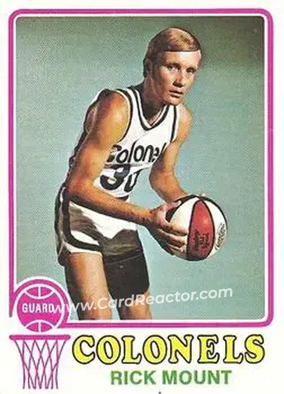 1973-74 Topps #192 - Rick Mount - Kentucky Colonels - Front
