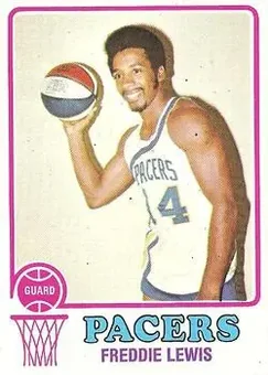 1973-74 Topps #212 - Freddie Lewis - Indiana Pacers