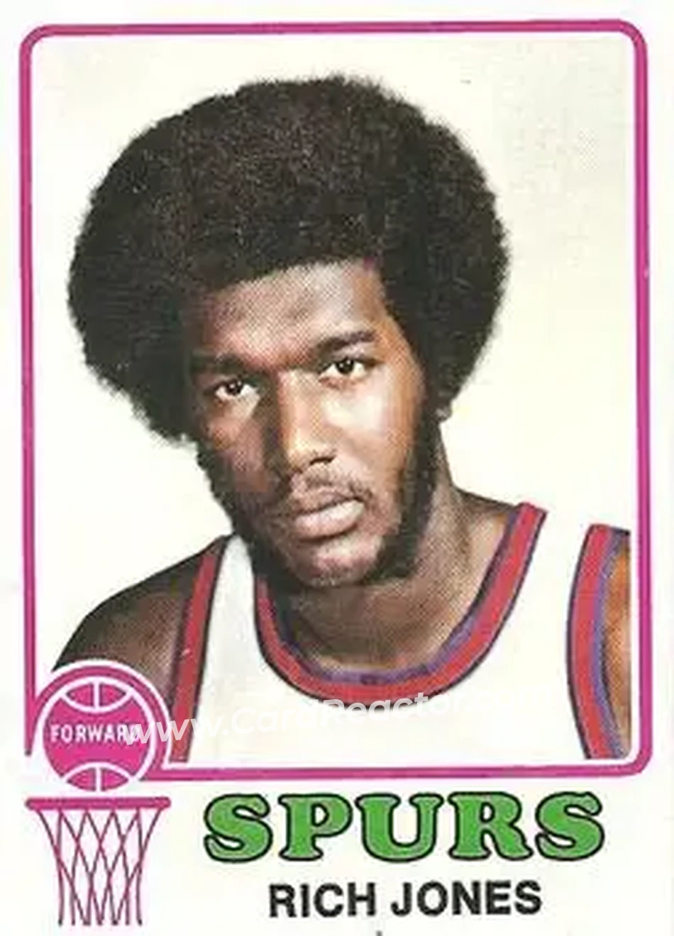 1973-74 Topps #215 - Rich Jones - San Antonio Spurs - Front