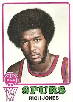 1973-74 Topps #215 - Rich Jones - San Antonio Spurs