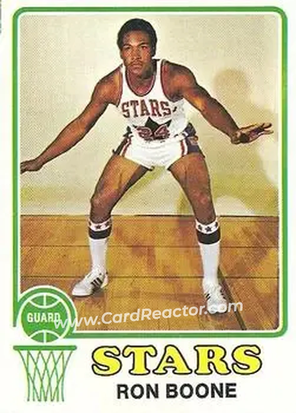 1973-74 Topps #217 - Ron Boone - Utah Stars - Front