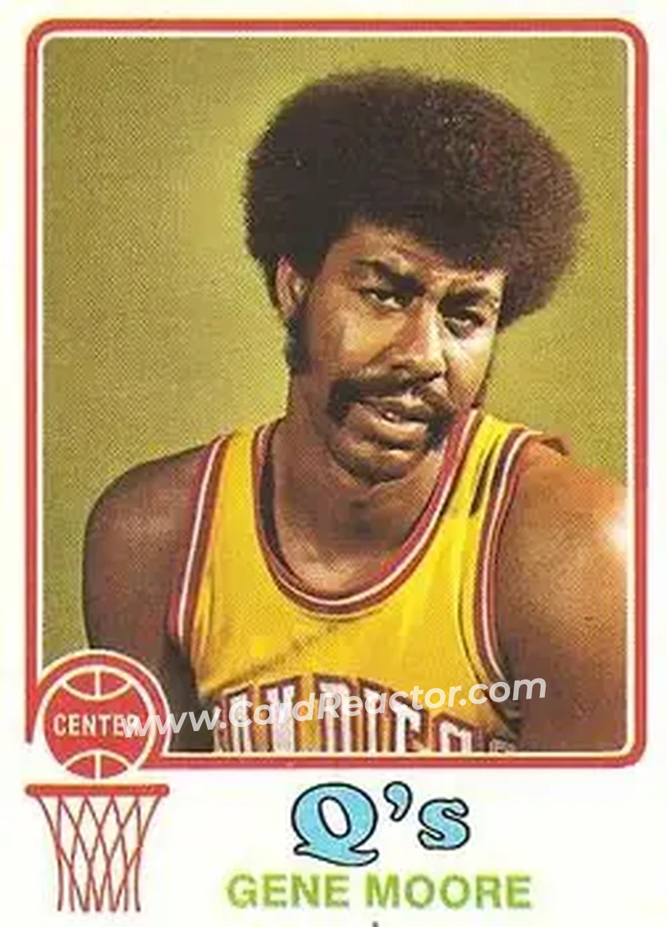 1973-74 Topps #223 - Gene Moore - San Diego Conquistadors - Front