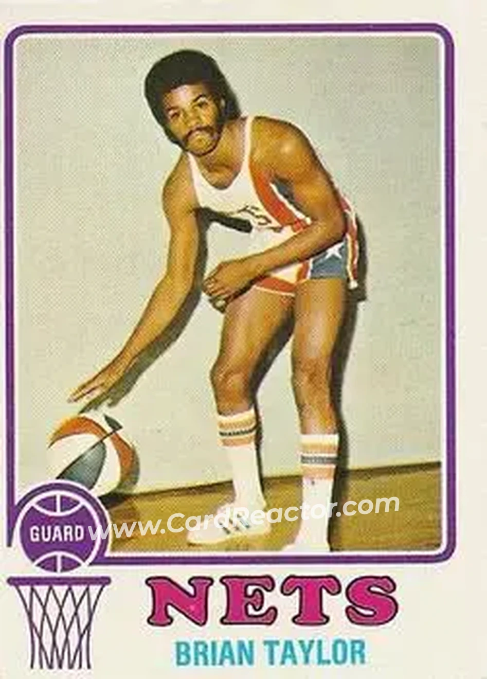 1973-74 Topps #226 - Brian Taylor - New York Nets - Front