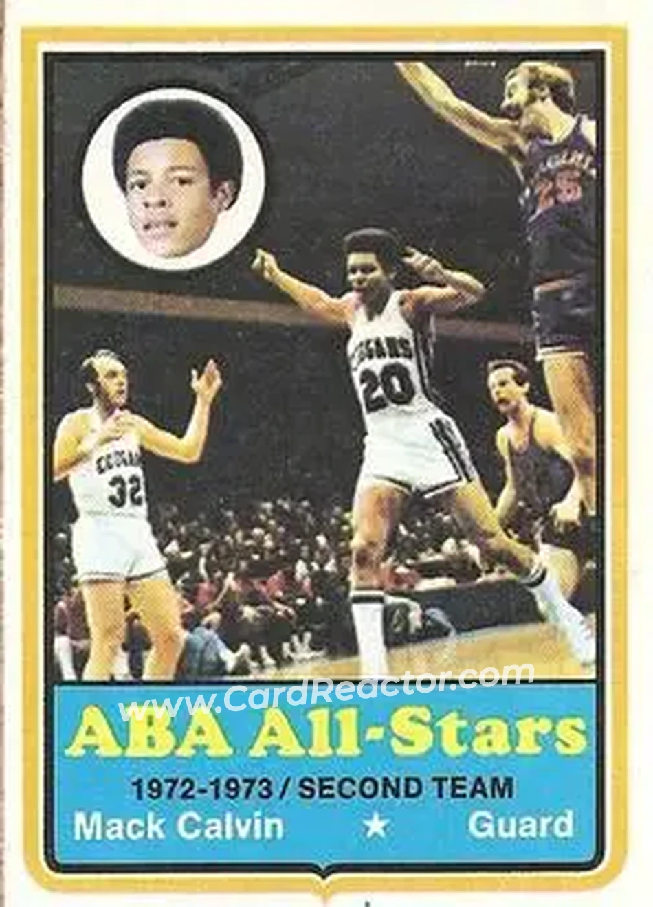 1973-74 Topps #230 - Mack Calvin - Carolina Cougars - Front