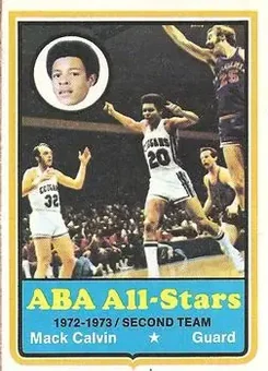 1973-74 Topps #230 - Mack Calvin - Carolina Cougars
