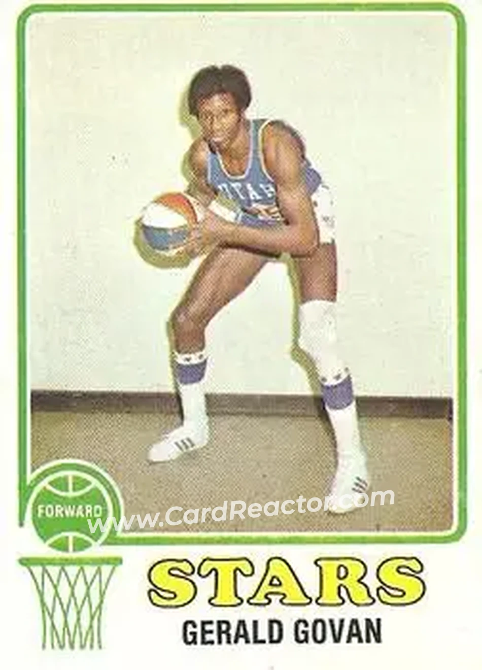 1973-74 Topps #233 - Gerald Govan - Utah Stars - Front
