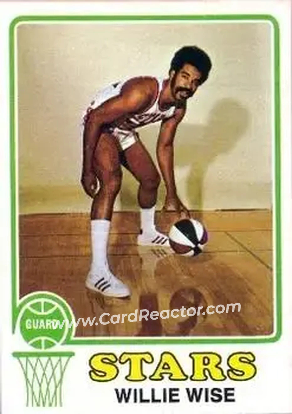1973-74 Topps #245 - Willie Wise - Utah Stars - Front