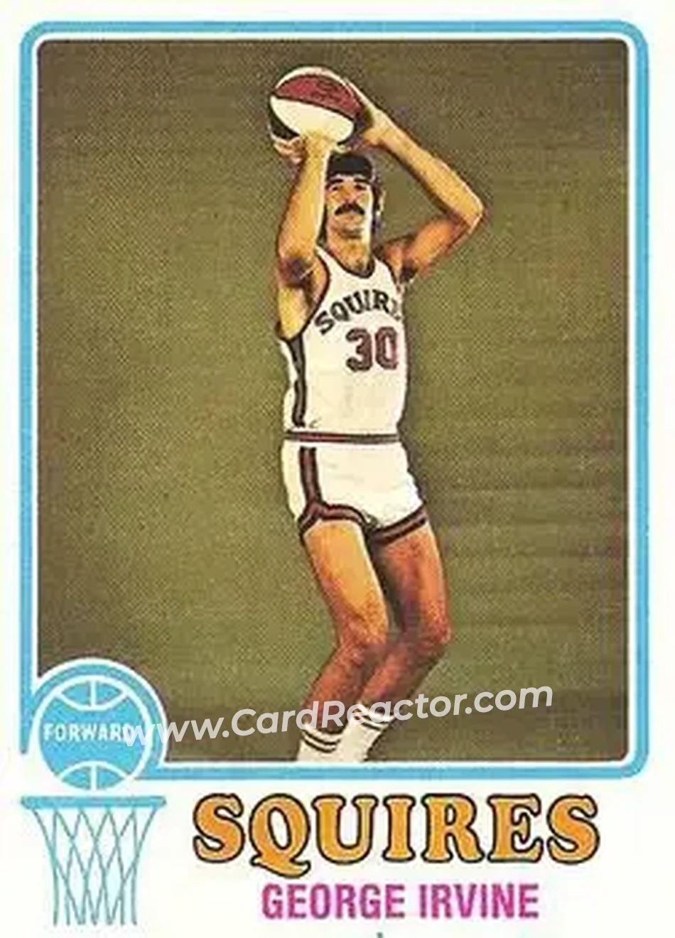 1973-74 Topps #248 - George Irvine - Virginia Squires - Front