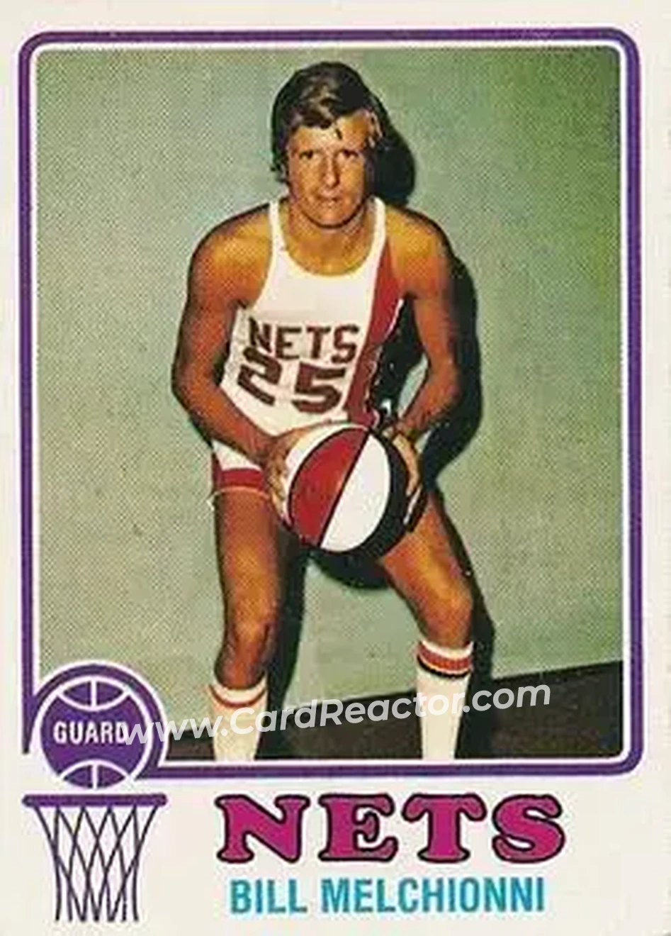 1973-74 Topps #249 - Bill Melchionni - New York Nets - Front
