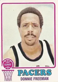 1973-74 Topps #254 - Donnie Freeman - Indiana Pacers