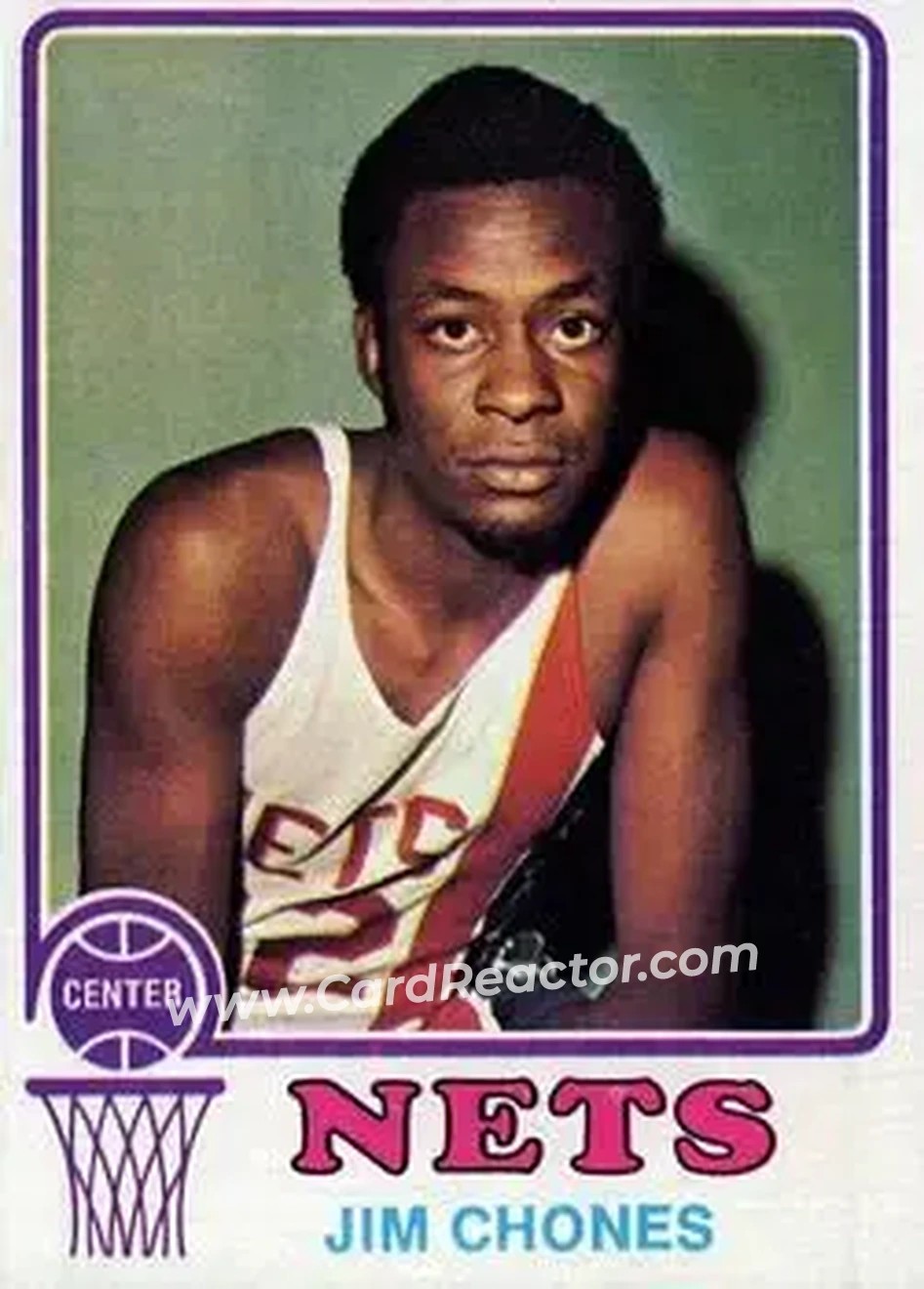 1973-74 Topps #259 - Jim Chones - New York Nets - Front