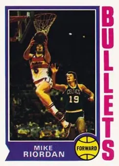 1974-75 Topps #102 - Mike Riordan - Washington Bullets