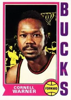 1974-75 Topps #109 - Cornell Warner - Milwaukee Bucks