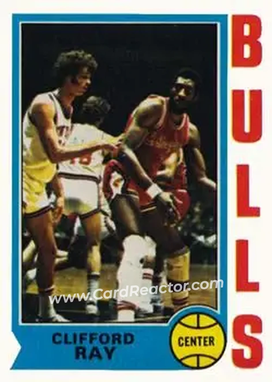 1974-75 Topps #114 - Clifford Ray - Chicago Bulls - Front