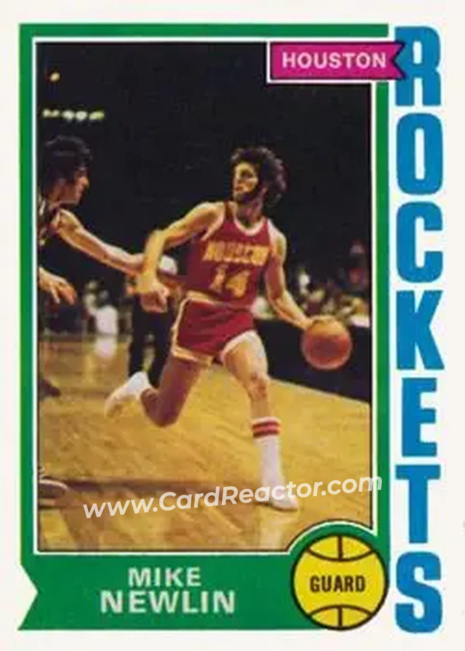 1974-75 Topps #127 - Mike Newlin - Houston Rockets - Front