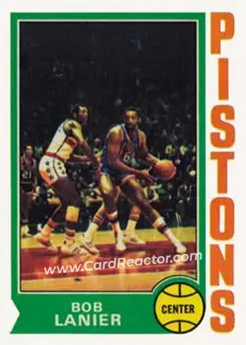 1974-75 Topps #131 - Bob Lanier - Detroit Pistons - Front