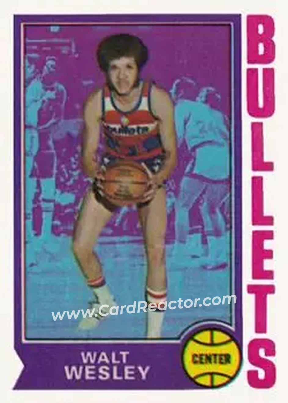 1974-75 Topps #143 - Walt Wesley - Washington Bullets - Front