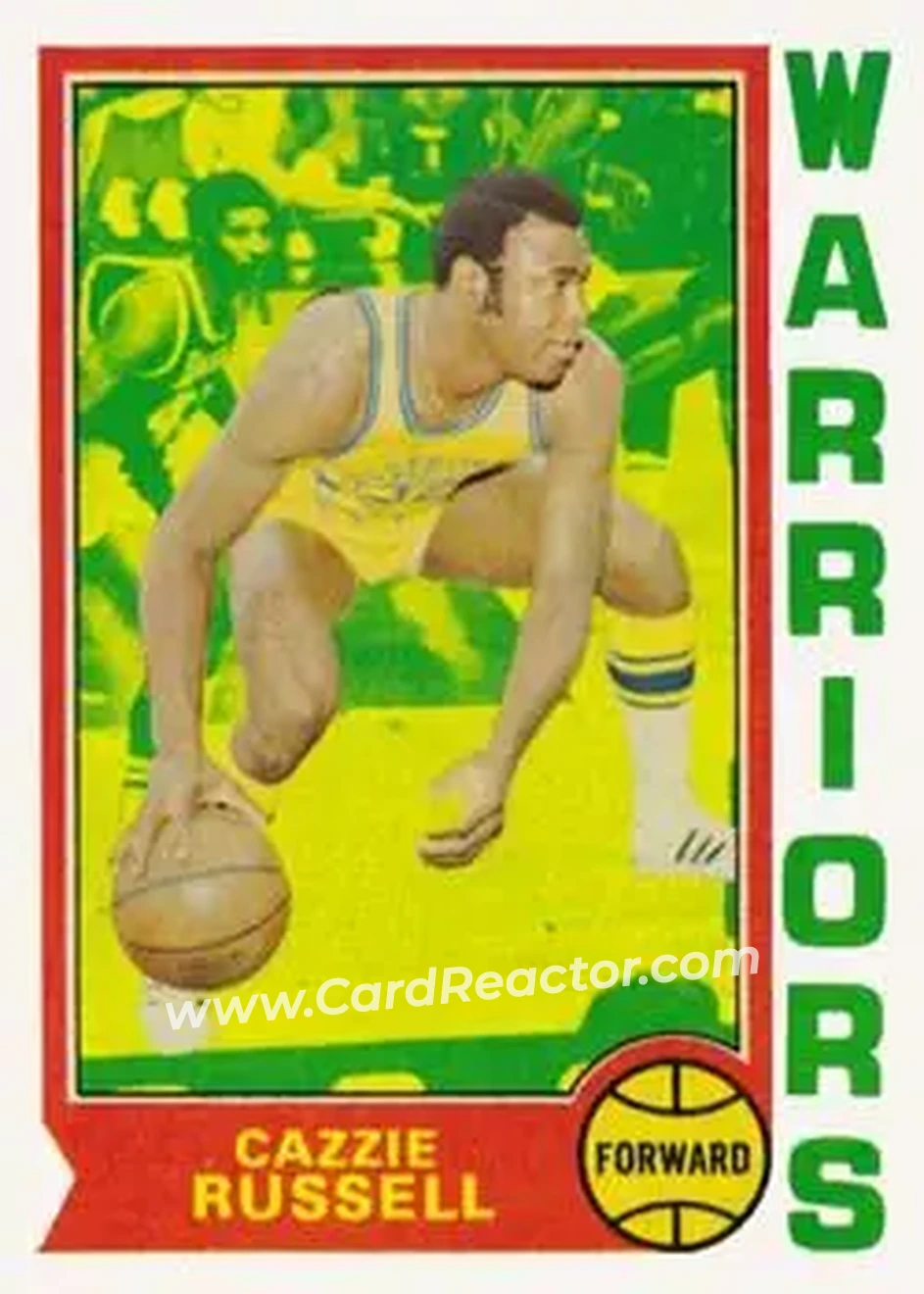 1974-75 Topps #151 - Cazzie Russell - Golden State Warriors - Front
