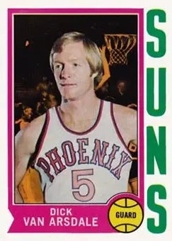 1974-75 Topps #160 - Dick Van Arsdale - Phoenix Suns
