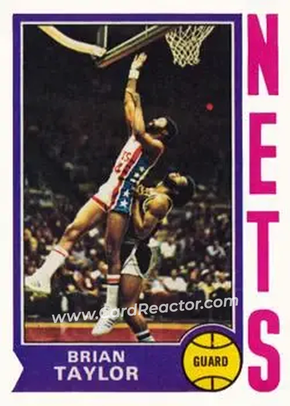 1974-75 Topps #181 - Brian Taylor - New York Nets - Front 1974-75 Topps #181 - Brian Taylor - New York Nets - Front