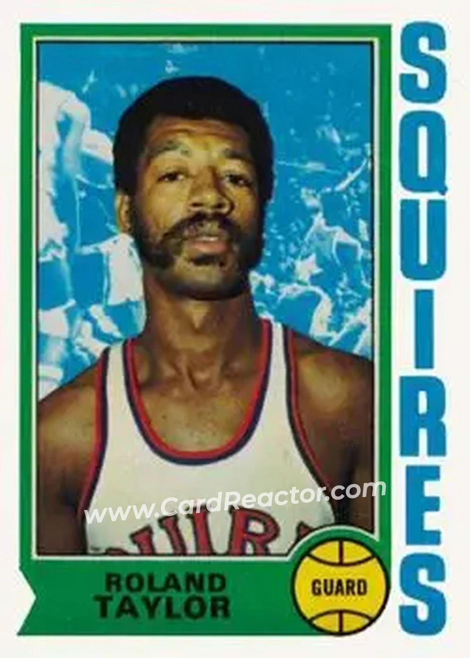 1974-75 Topps #188 - Roland Taylor - Virginia Squires - Front
