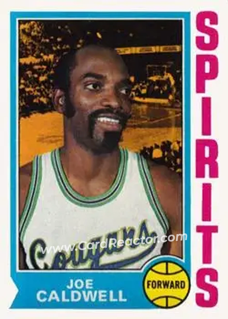 1974-75 Topps #204 - Joe Caldwell - Spirits of St. Louis - Front