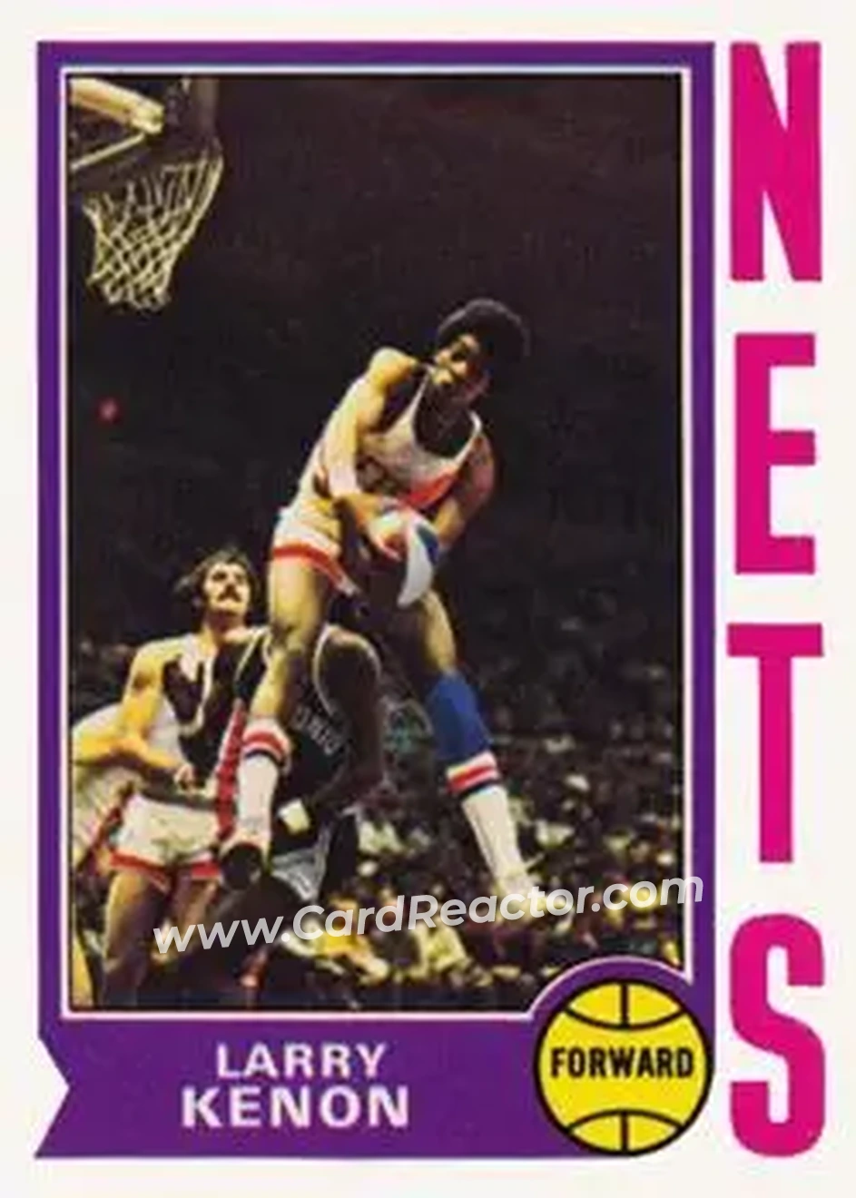 1974-75 Topps #216 - Larry Kenon - New York Nets - Front