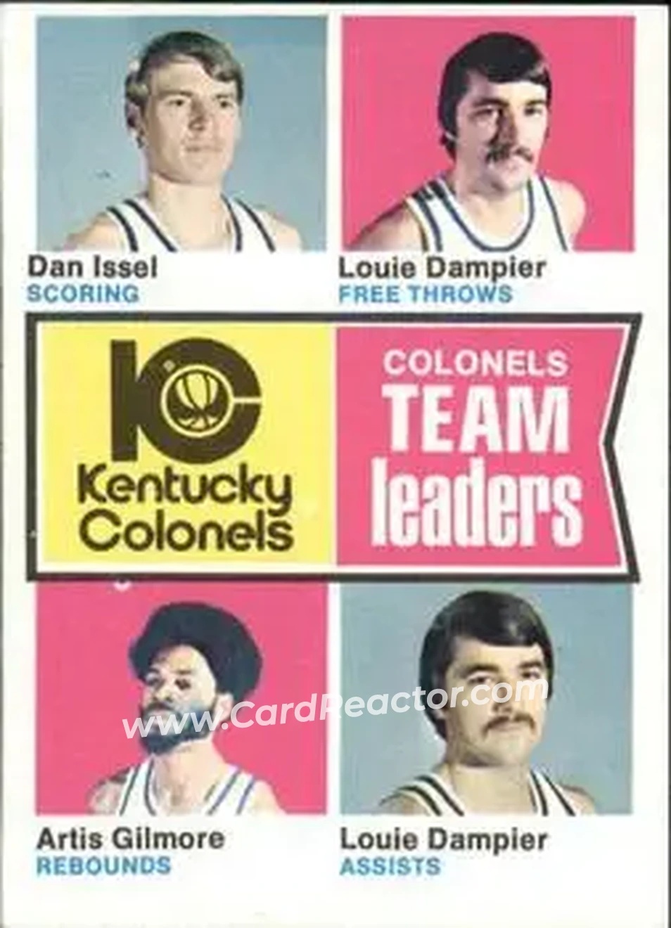 1974-75 Topps #224 - Card #224 - Kentucky Colonels - Front