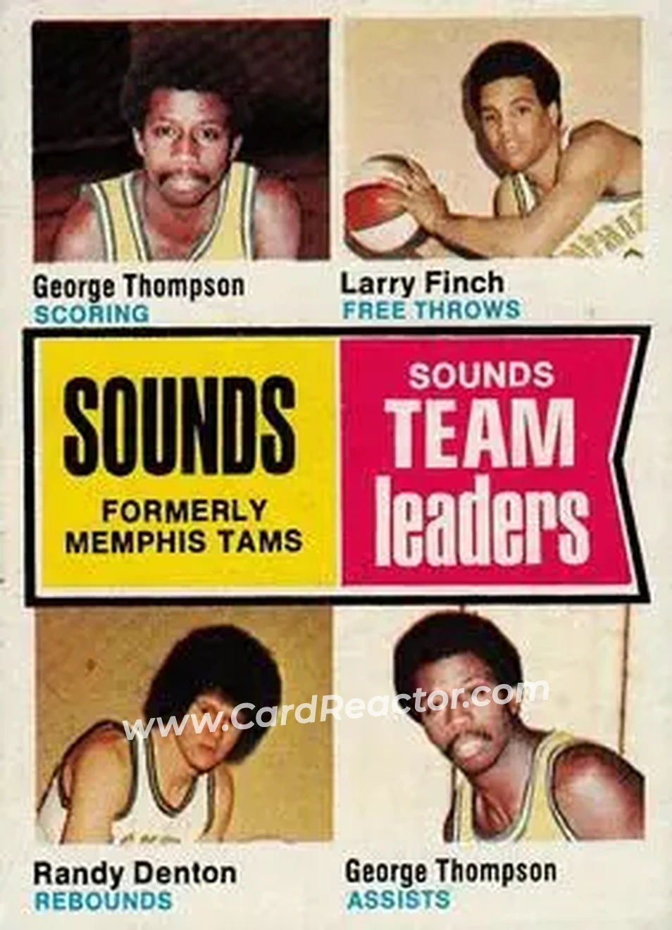 1974-75 Topps #225 - Card #225 - Memphis Sounds - Front