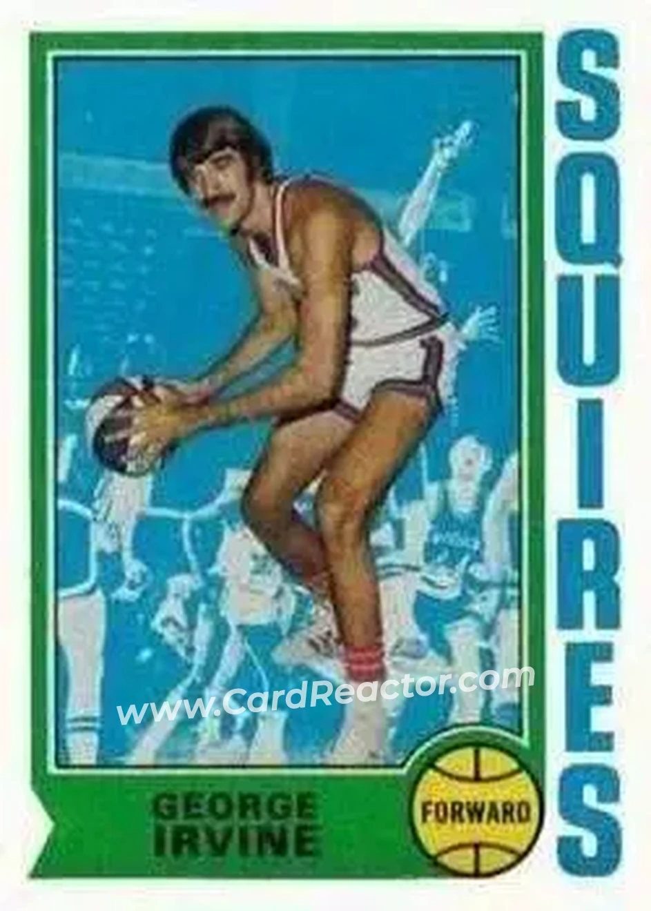 1974-75 Topps #233 - George Irvine - Virginia Squires - Front