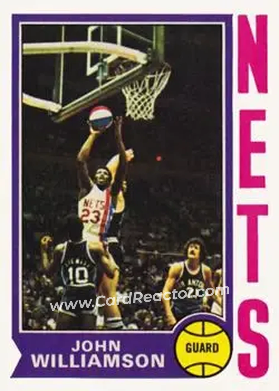 1974-75 Topps #234 - John Williamson - New York Nets - Front 1974-75 Topps #234 - John Williamson - New York Nets - Front