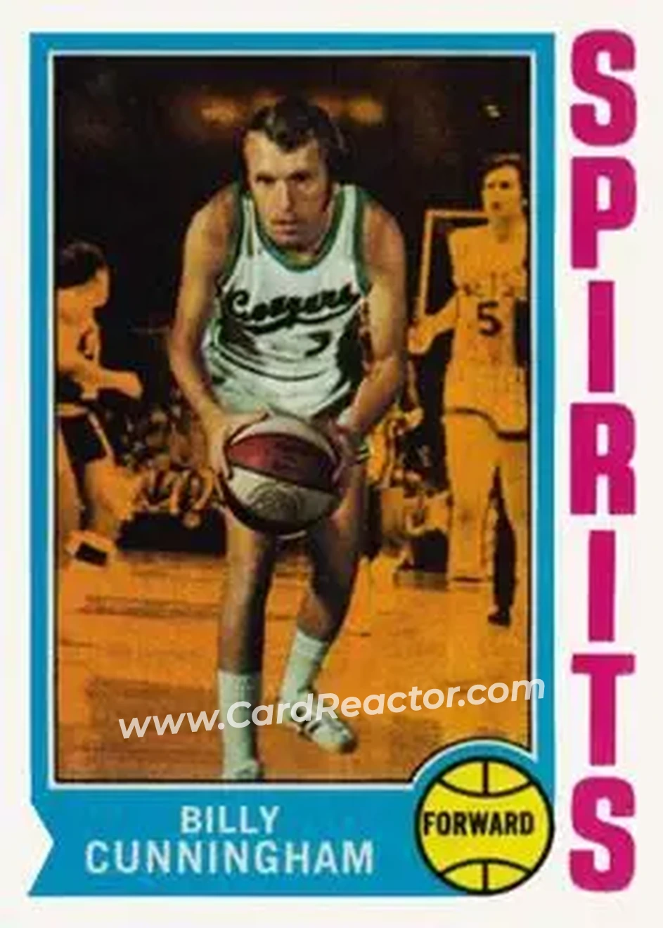 1974-75 Topps #235 - Billy Cunningham - Spirits of St. Louis - Front