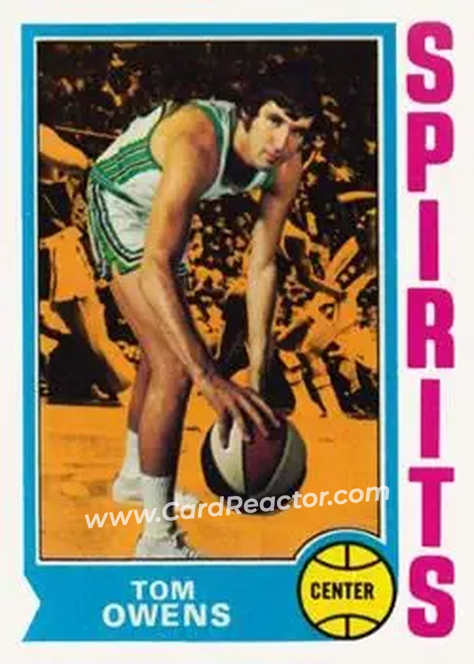 1974-75 Topps #256 - Tom Owens - Spirits of St. Louis - Front