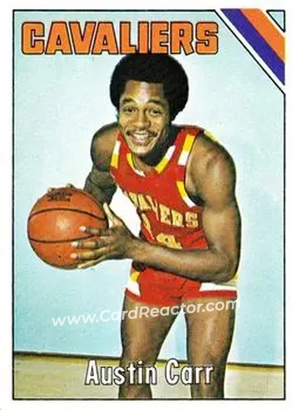1975-76 Topps #105 - Austin Carr - Cleveland Cavaliers - Front