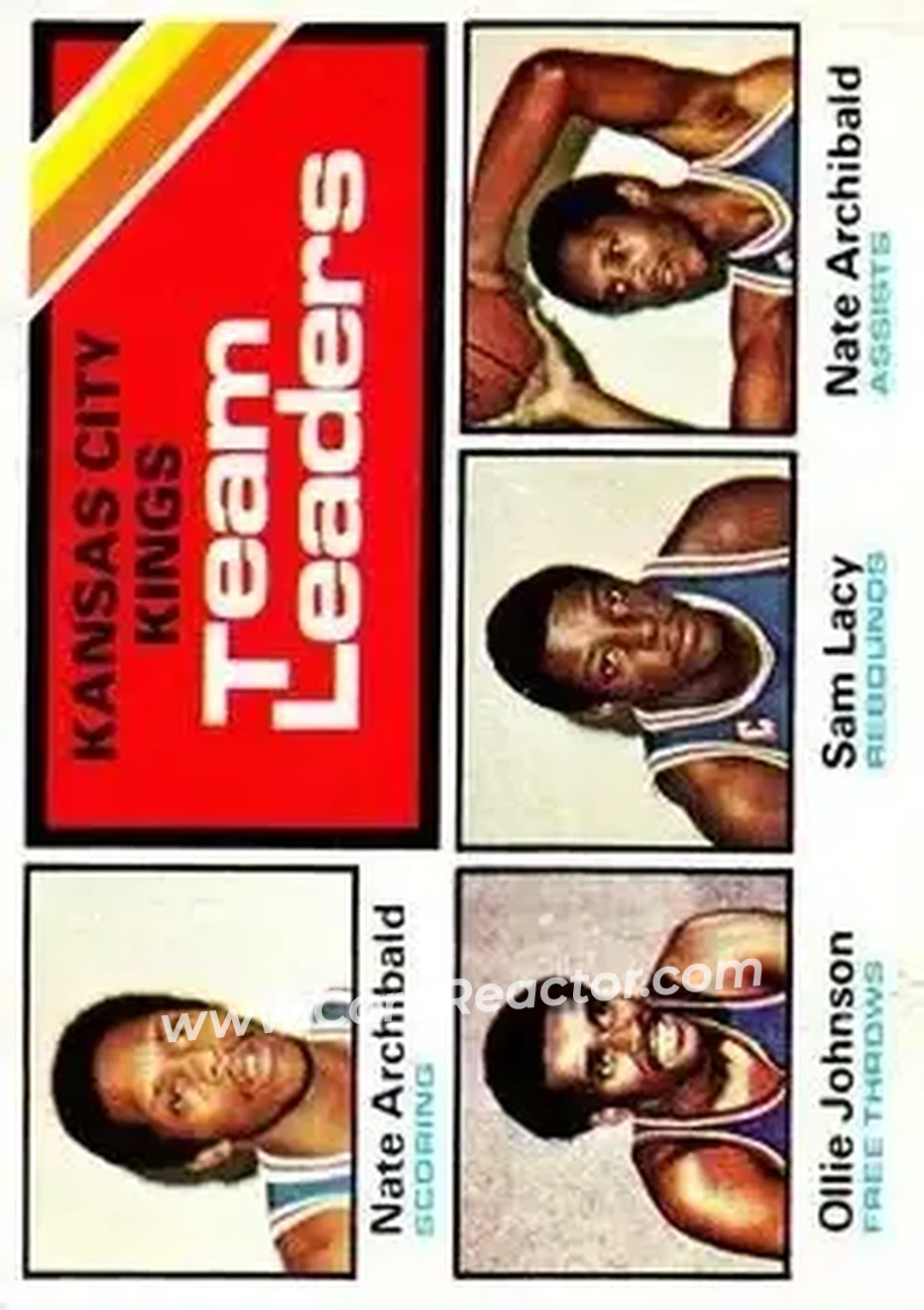 1975-76 Topps #124 - Card #124 - Kansas City Kings - Front