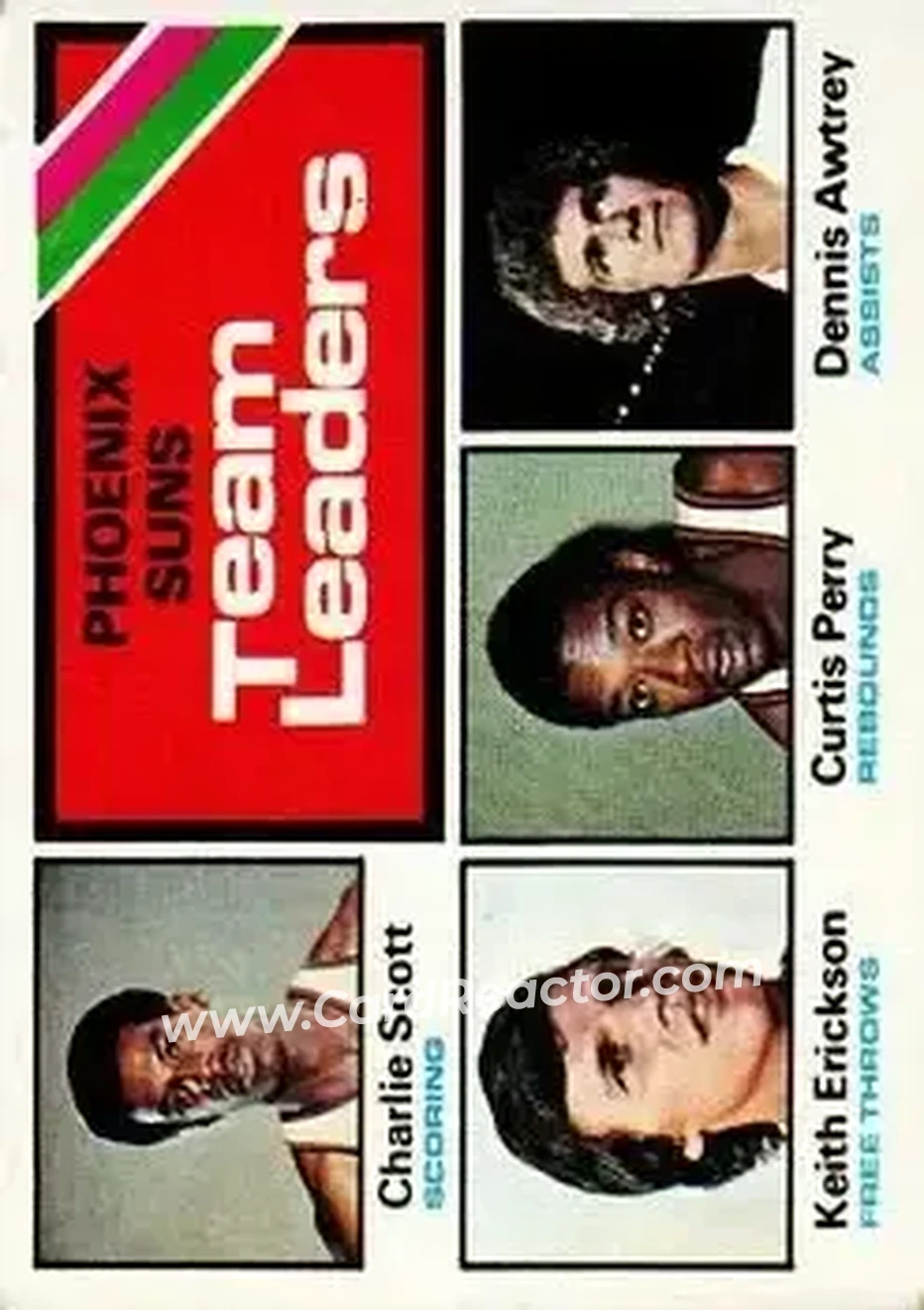 1975-76 Topps #130 - Card #130 - Phoenix Suns - Front 1975-76 Topps #130 - Card #130 - Phoenix Suns - Front