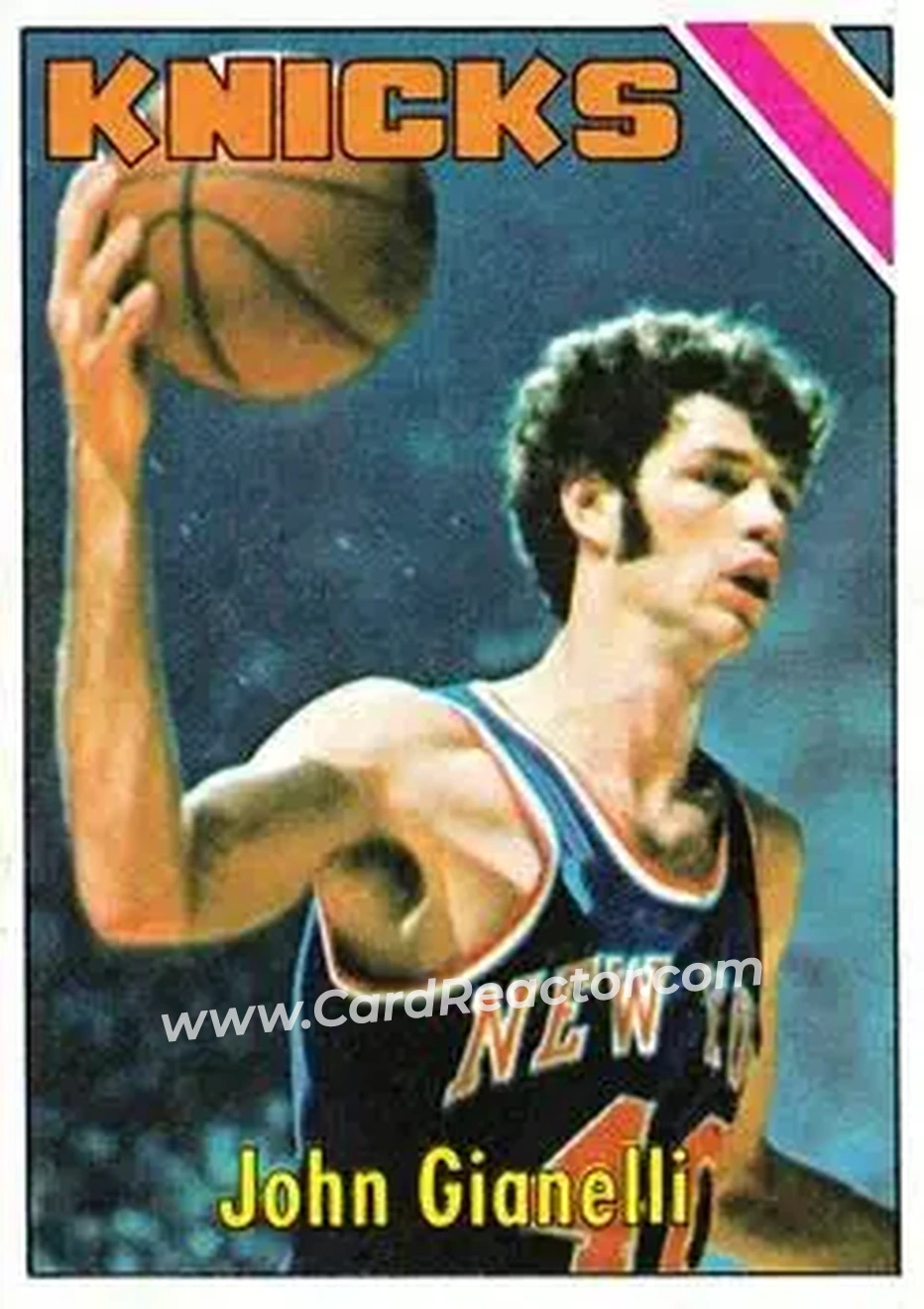 1975-76 Topps #141 - John Gianelli - New York Knicks - Front
