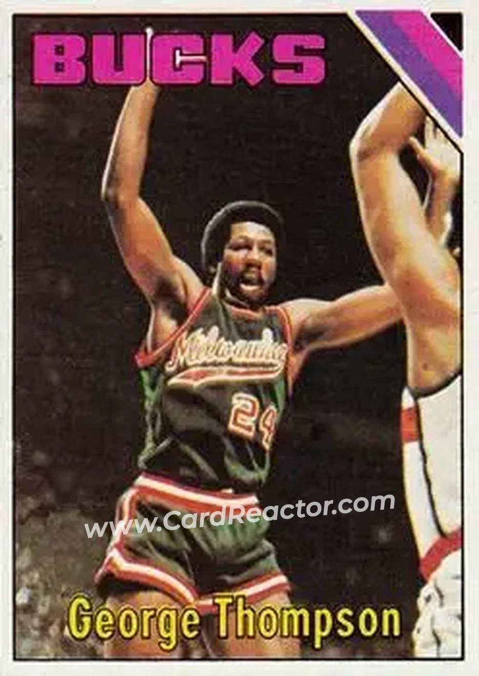 1975-76 Topps #144 - George Thompson - Milwaukee Bucks - Front