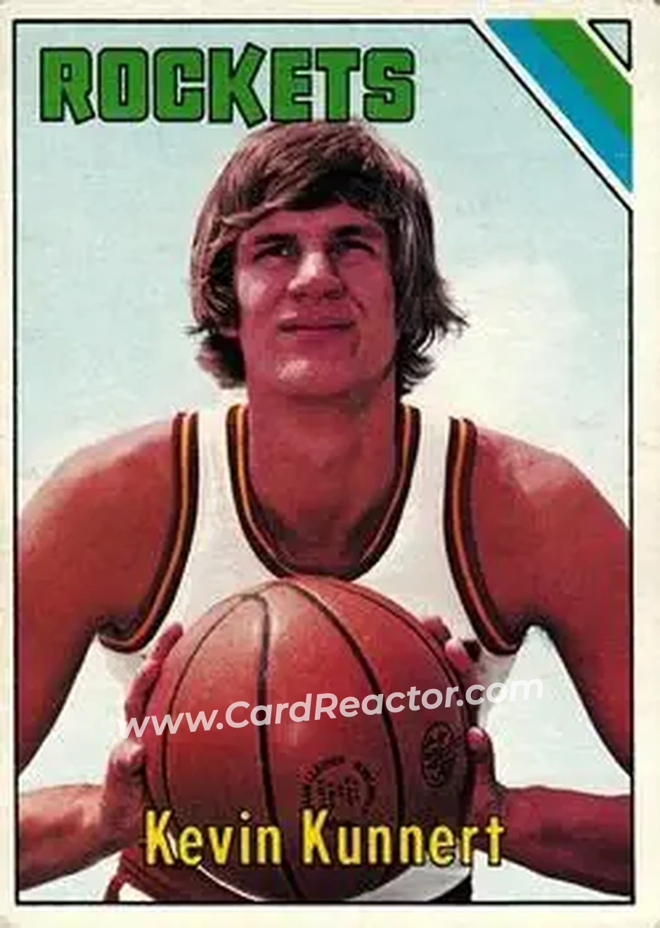 1975-76 Topps #145 - Kevin Kunnert - Houston Rockets - Front