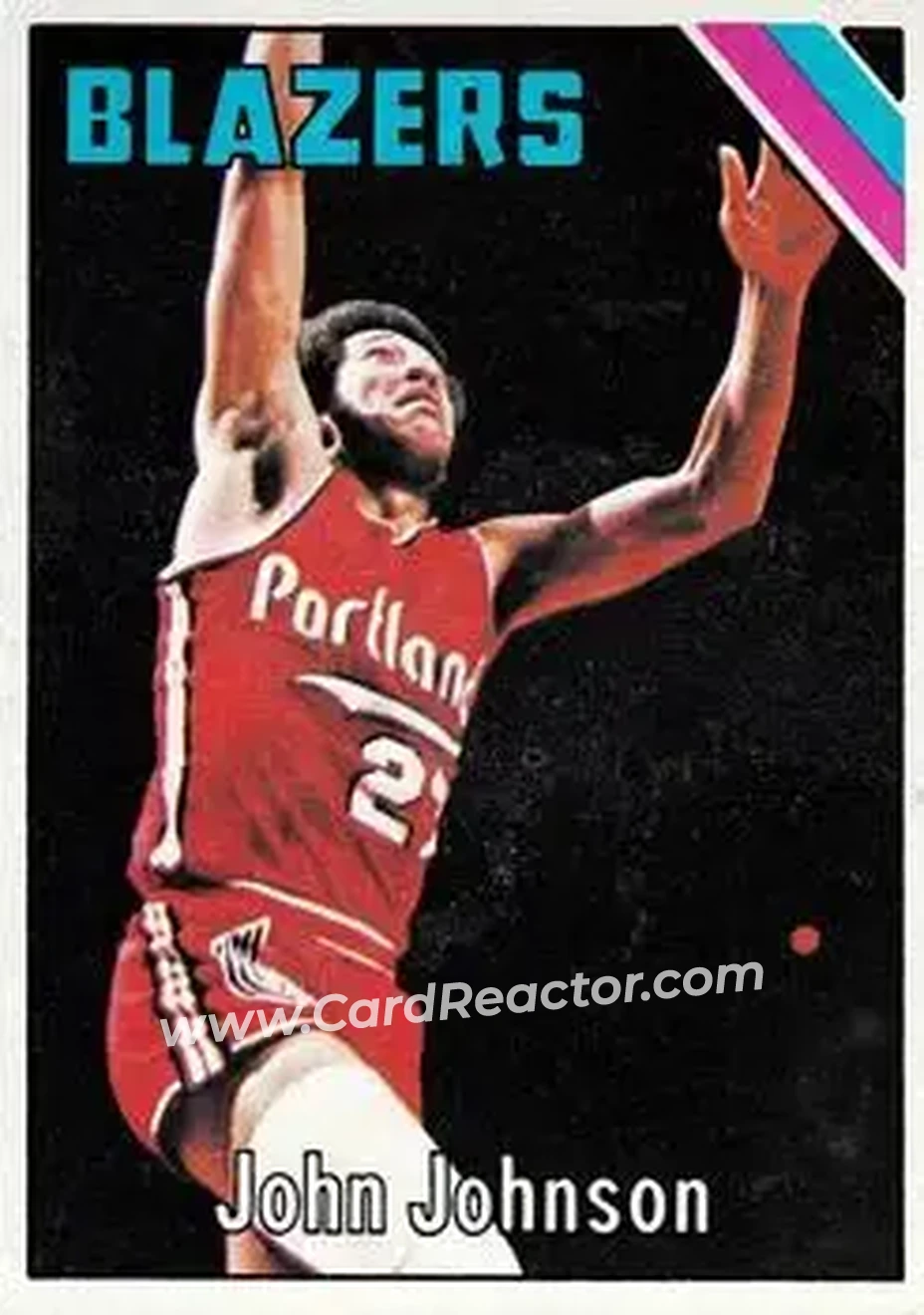 1975-76 Topps #147 - John Johnson - Portland Trail Blazers - Front