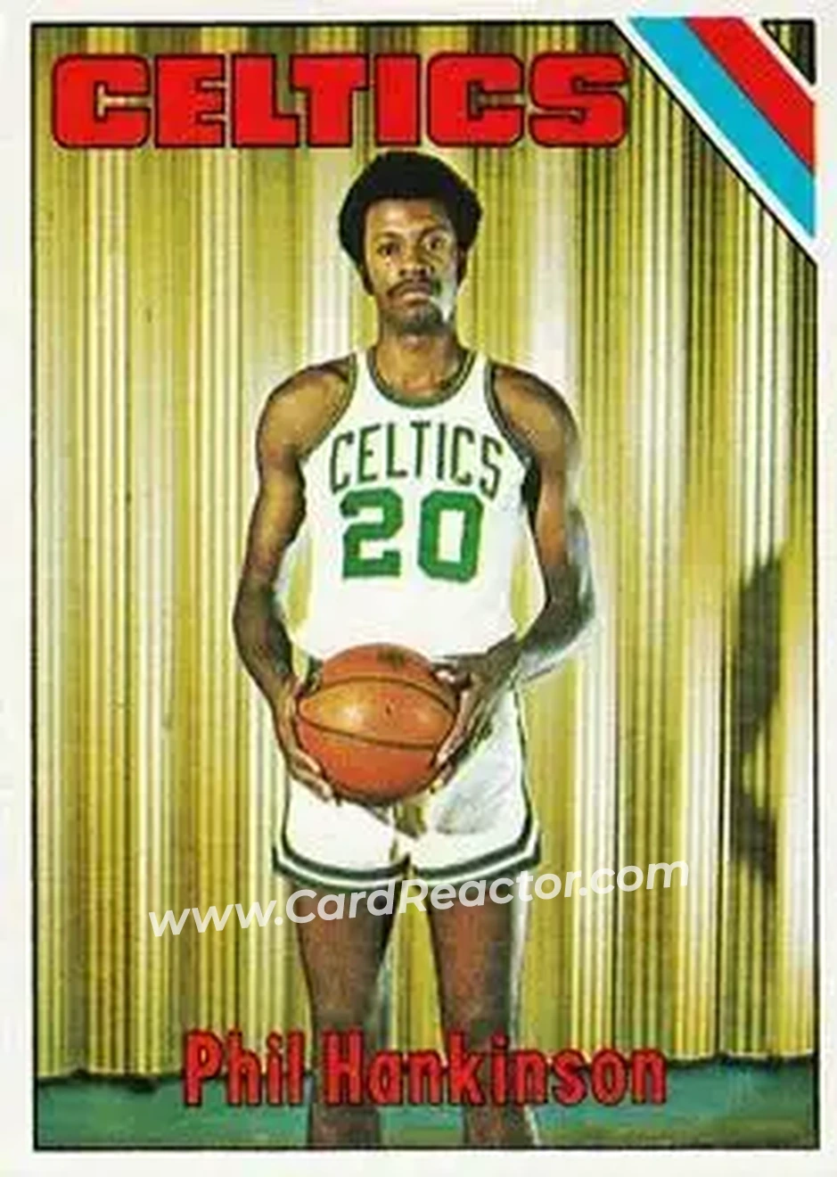 1975-76 Topps #153 - Phil Hankinson - Boston Celtics - Front