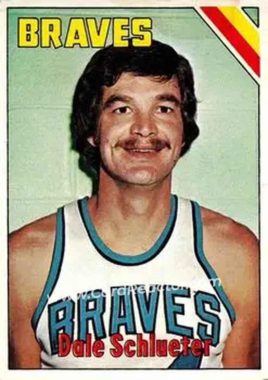 1975-76 Topps #154 - Dale Schlueter - Buffalo Braves - Front 1975-76 Topps #154 - Dale Schlueter - Buffalo Braves - Front
