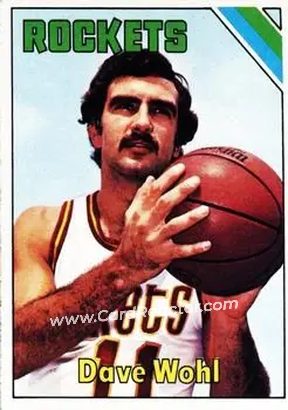 1975-76 Topps #162 - Dave Wohl - Houston Rockets - Front 1975-76 Topps #162 - Dave Wohl - Houston Rockets - Front