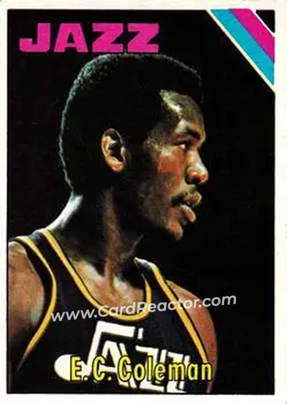 1975-76 Topps #163 - E.C. Coleman - New Orleans Jazz - Front