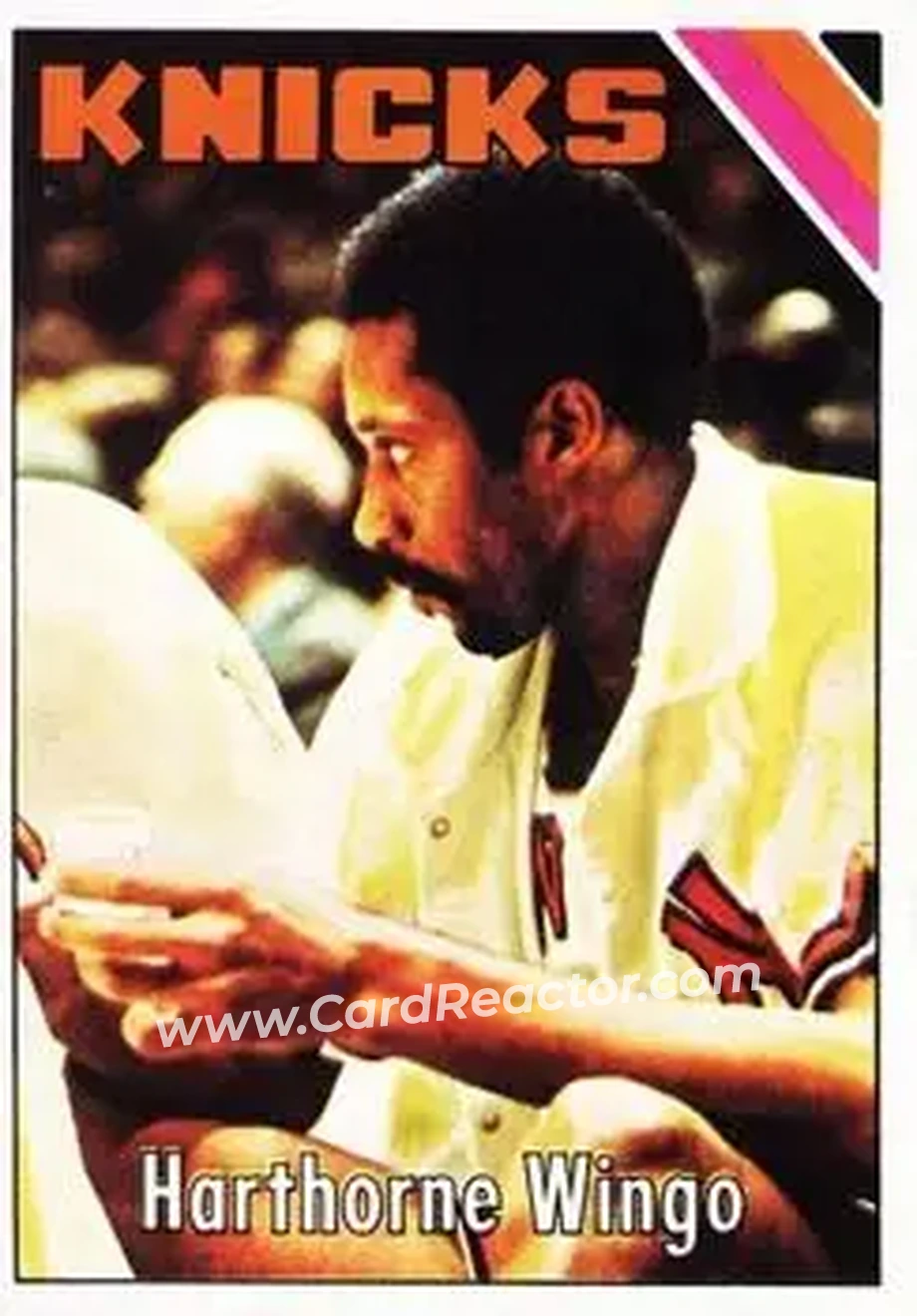1975-76 Topps #166 - Harthorne Wingo - New York Knicks - Front