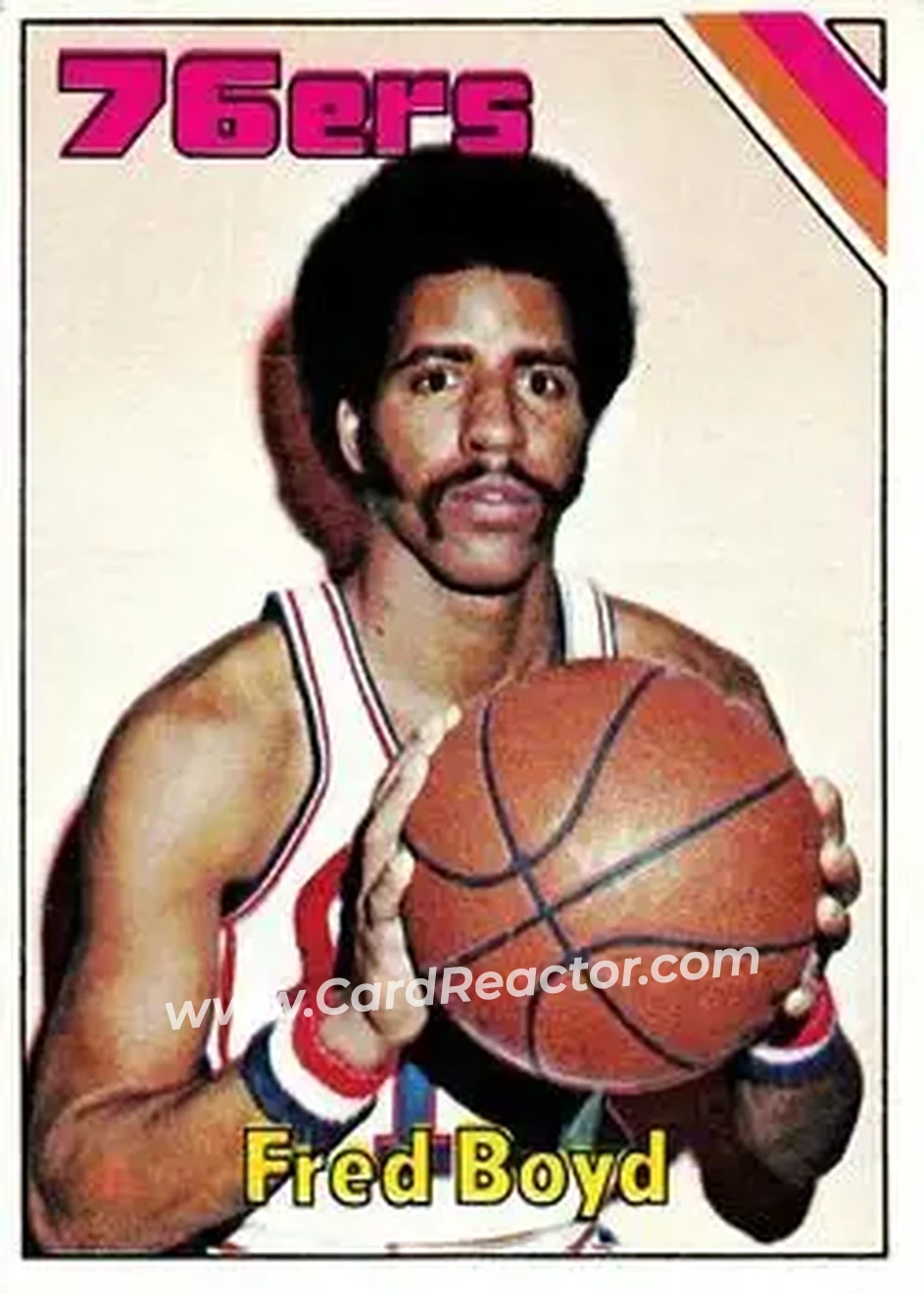 1975-76 Topps #167 - Fred Boyd - Philadelphia 76ers - Front