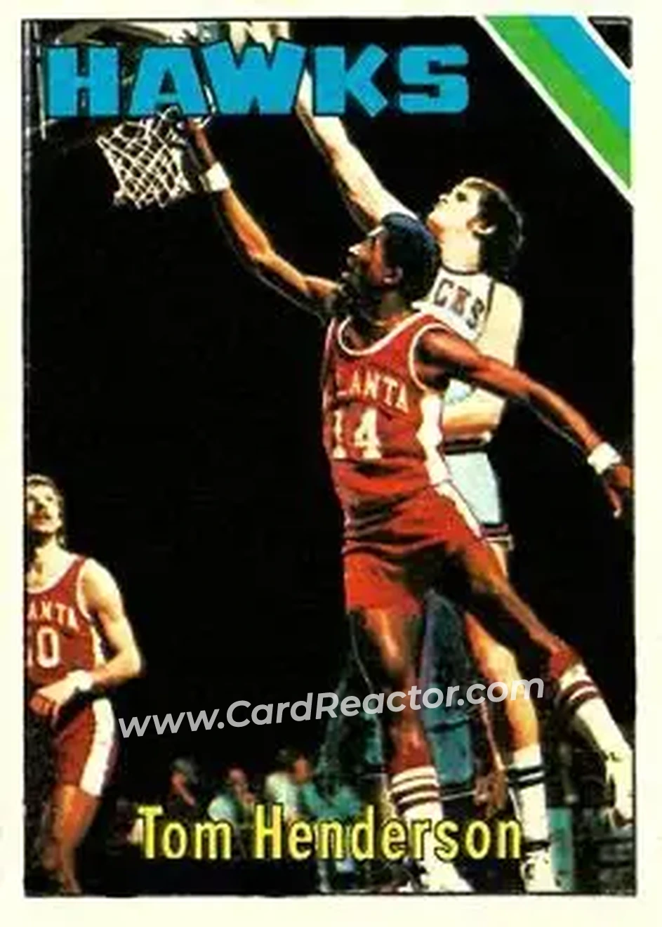 1975-76 Topps #171 - Tom Henderson - Atlanta Hawks - Front