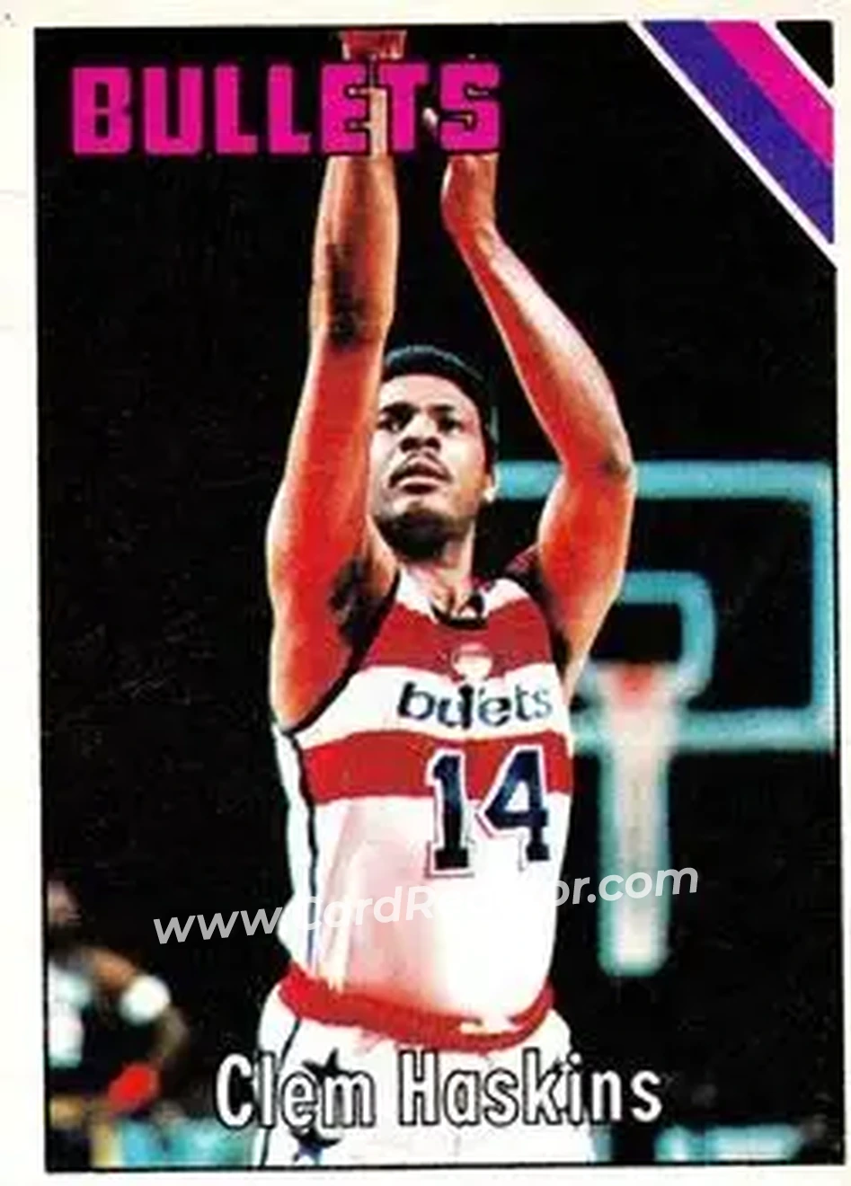 1975-76 Topps #173 - Clem Haskins - Washington Bullets - Front