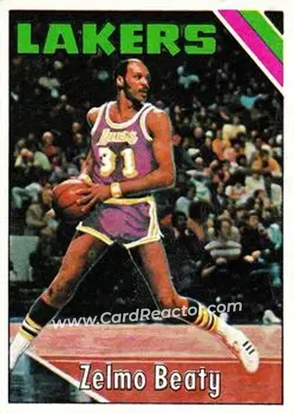 1975-76 Topps #177 - Zelmo Beaty - Los Angeles Lakers - Front