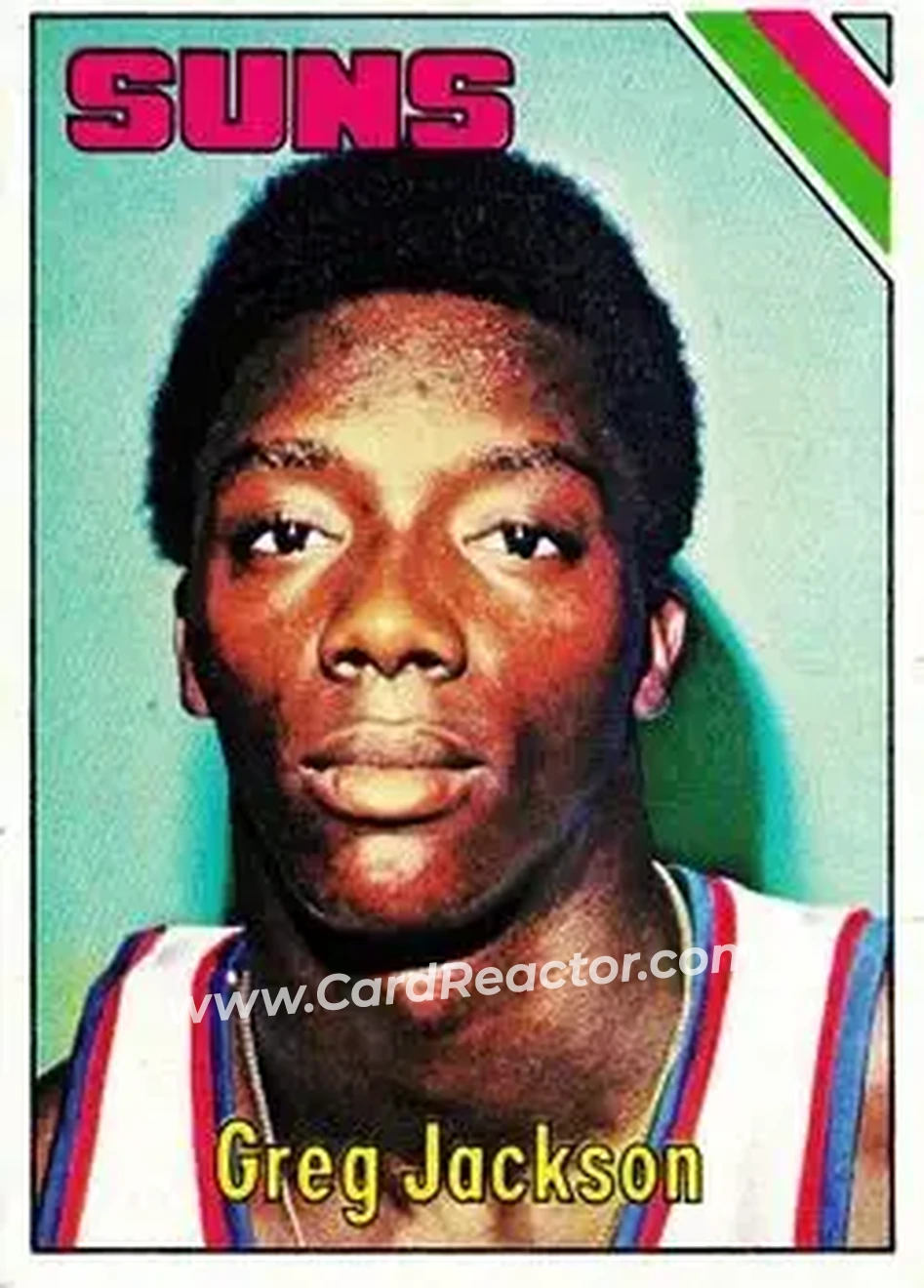 1975-76 Topps #201 - Greg Jackson - Phoenix Suns - Front